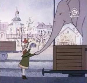 THE GIRL AND THE ELEPHANT