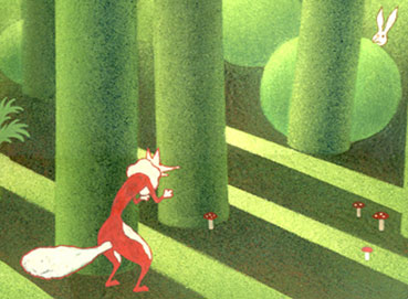 HOW THE FOX TRIED TO CATCH UP A HARE